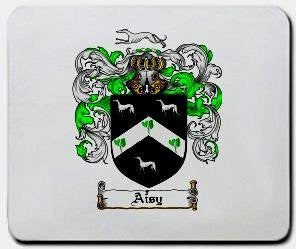 Aisy coat of arms mouse pad