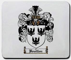 Bouillon coat of arms mouse pad