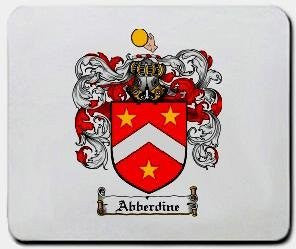 Abberdine coat of arms mouse pad