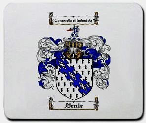 Dente coat of arms mouse pad