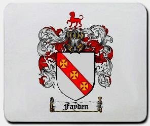 Fayden coat of arms mouse pad