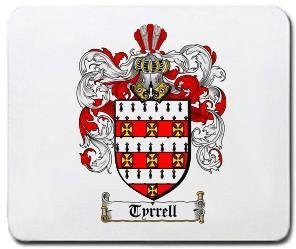 Tyrrell coat of arms mouse pad