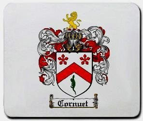 Cornuet coat of arms mouse pad