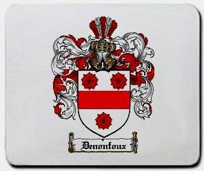 Denonfoux coat of arms mouse pad