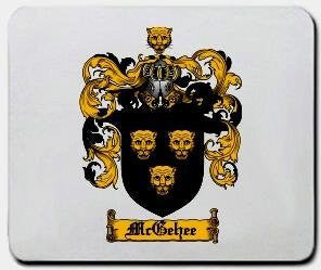 Mcgehee coat of arms mouse pad