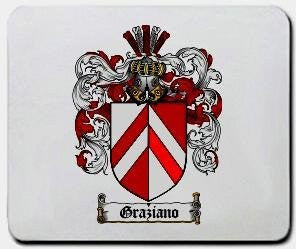 Graziano coat of arms mouse pad