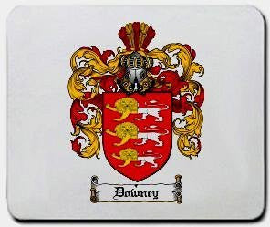 Downey coat of arms mouse pad