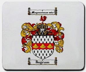 Ingrum coat of arms mouse pad