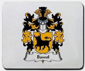 Bawol coat of arms mouse pad