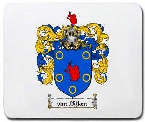 Vandijken coat of arms mouse pad