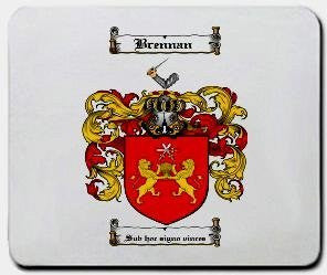 Brennan coat of arms mouse pad