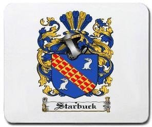 Starbuck coat of arms mouse pad