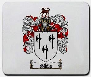 Gibbs coat of arms mouse pad