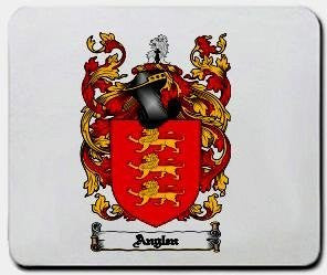 Anglen coat of arms mouse pad