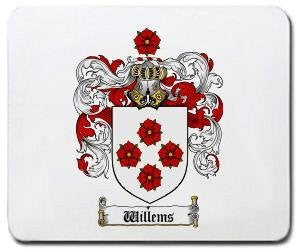 Willems coat of arms mouse pad