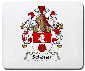 Schoner coat of arms mouse pad