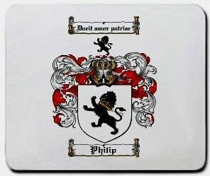 Philip coat of arms mouse pad