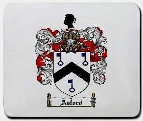 Asford coat of arms mouse pad