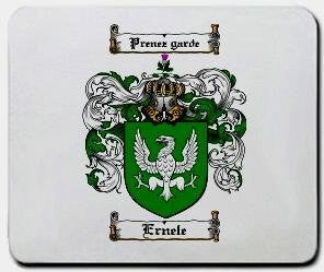 Ernele coat of arms mouse pad
