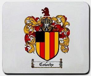 Cowche coat of arms mouse pad