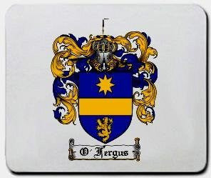 O'fergus coat of arms mouse pad