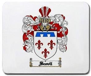 Scovil coat of arms mouse pad