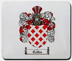 Cottee coat of arms mouse pad