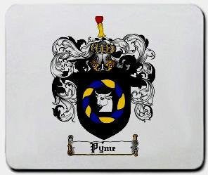 Pyme coat of arms mouse pad