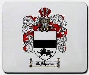 Mcshurtan coat of arms mouse pad