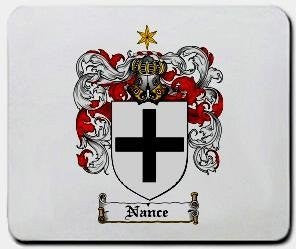 Nance coat of arms mouse pad