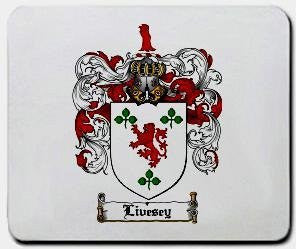 Livesey coat of arms mouse pad
