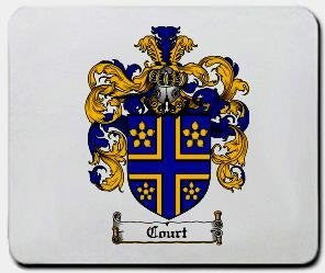 Court coat of arms mouse pad