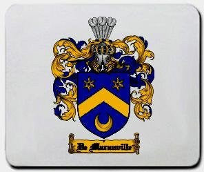De-maranville coat of arms mouse pad