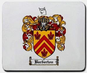 Barberton coat of arms mouse pad