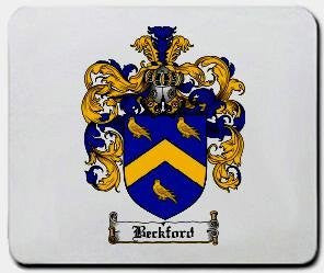 Beckford coat of arms mouse pad