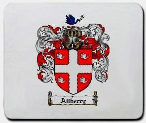 Allberry coat of arms mouse pad