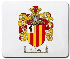 Troath coat of arms mouse pad