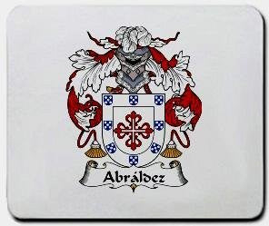Abraldez coat of arms mouse pad