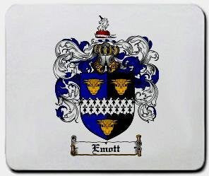 Emott coat of arms mouse pad