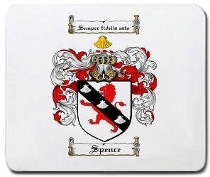 Spence coat of arms mouse pad