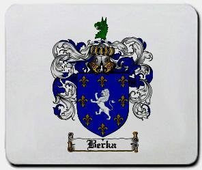 Berka coat of arms mouse pad