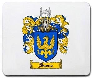 Saenz coat of arms mouse pad