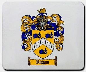 Riggan coat of arms mouse pad