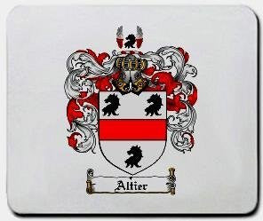Altier coat of arms mouse pad