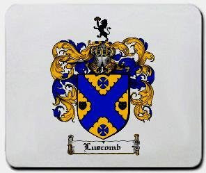 Luscomb coat of arms mouse pad