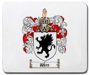 Witt coat of arms mouse pad