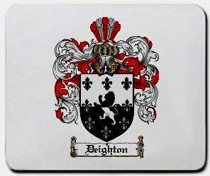 Deighton coat of arms mouse pad