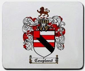 Coupland coat of arms mouse pad