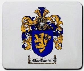 Macdaniell coat of arms mouse pad