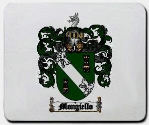 Mongiello coat of arms mouse pad